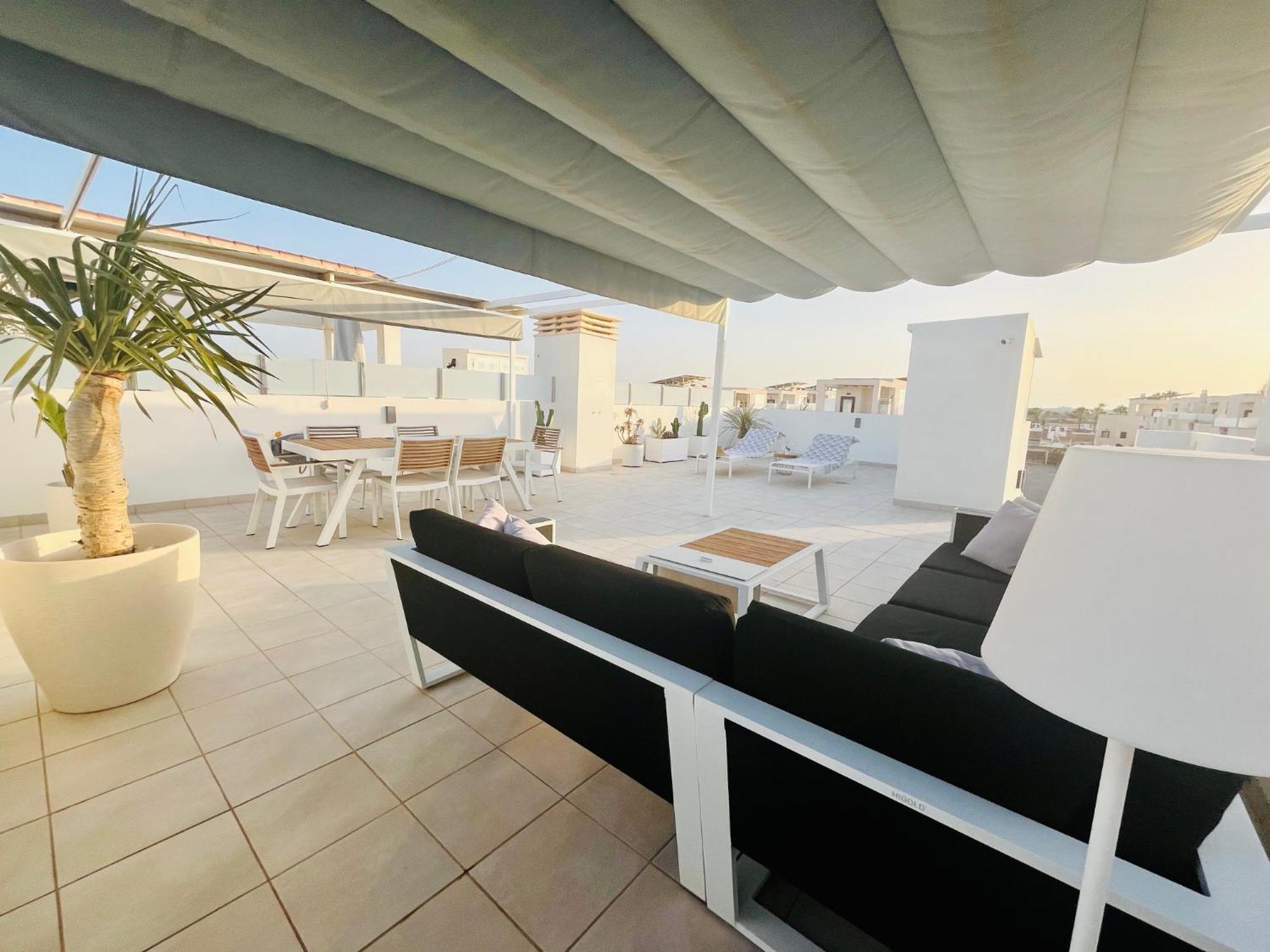 Fortuna Penthouse With Roof Terrace, Ac And Pool Rojales Luaran gambar